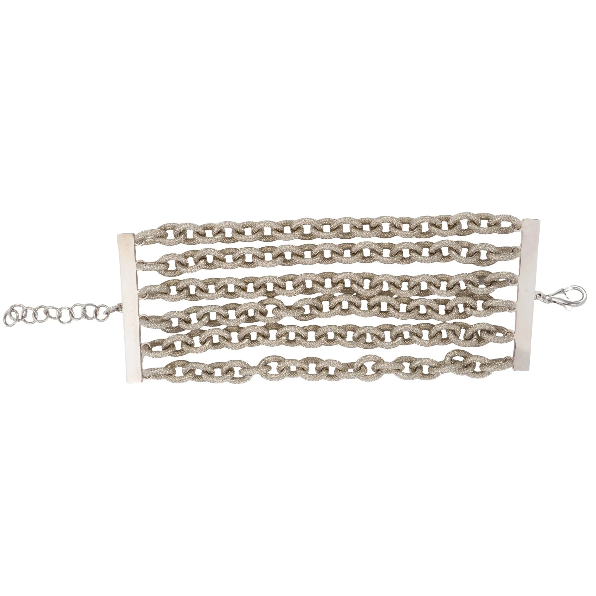 Marine mesh chain necklace