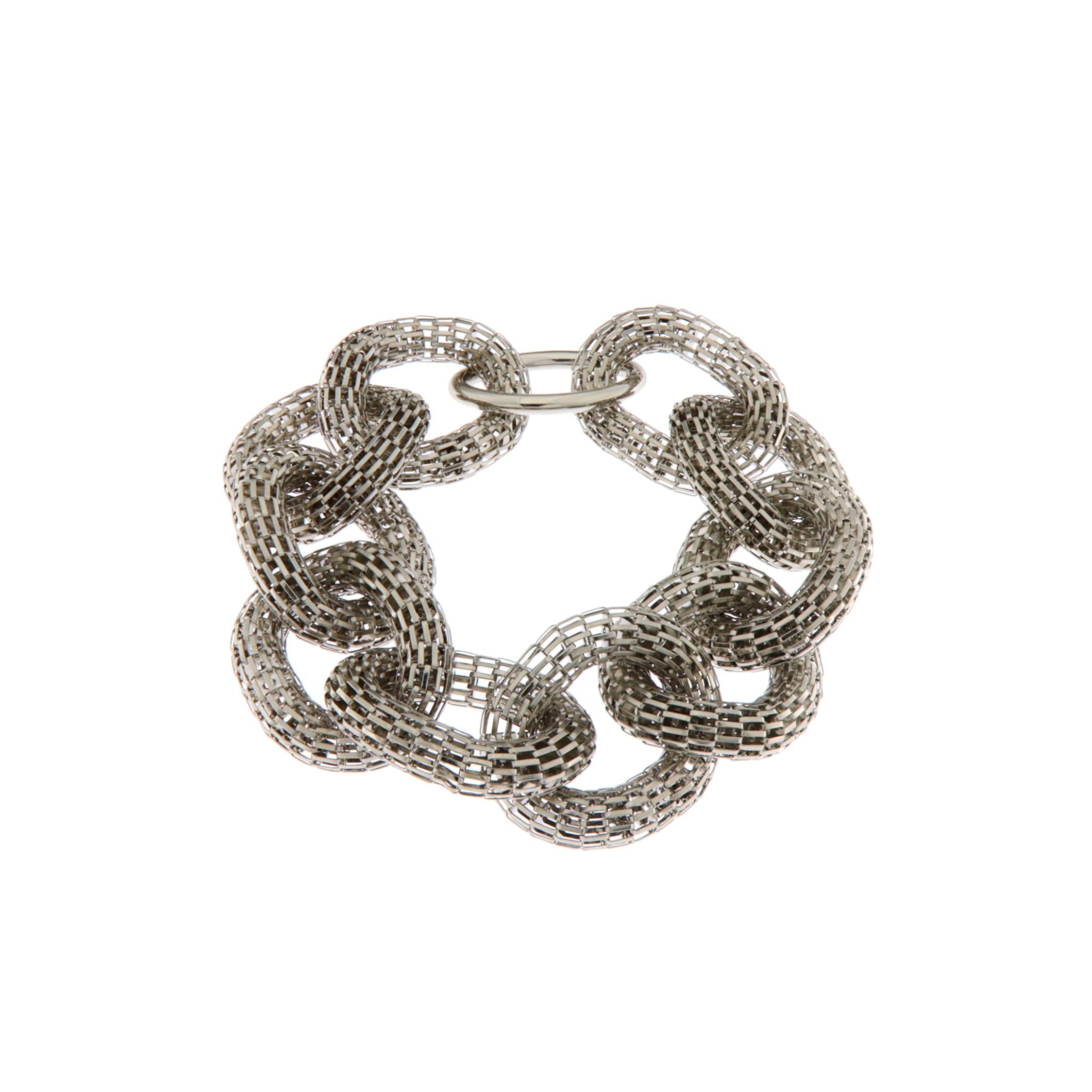 Marine mesh chain necklace