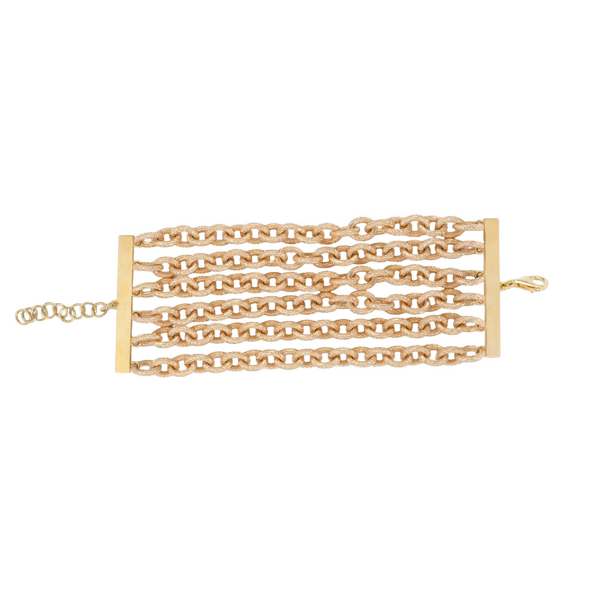 Marine mesh chain necklace