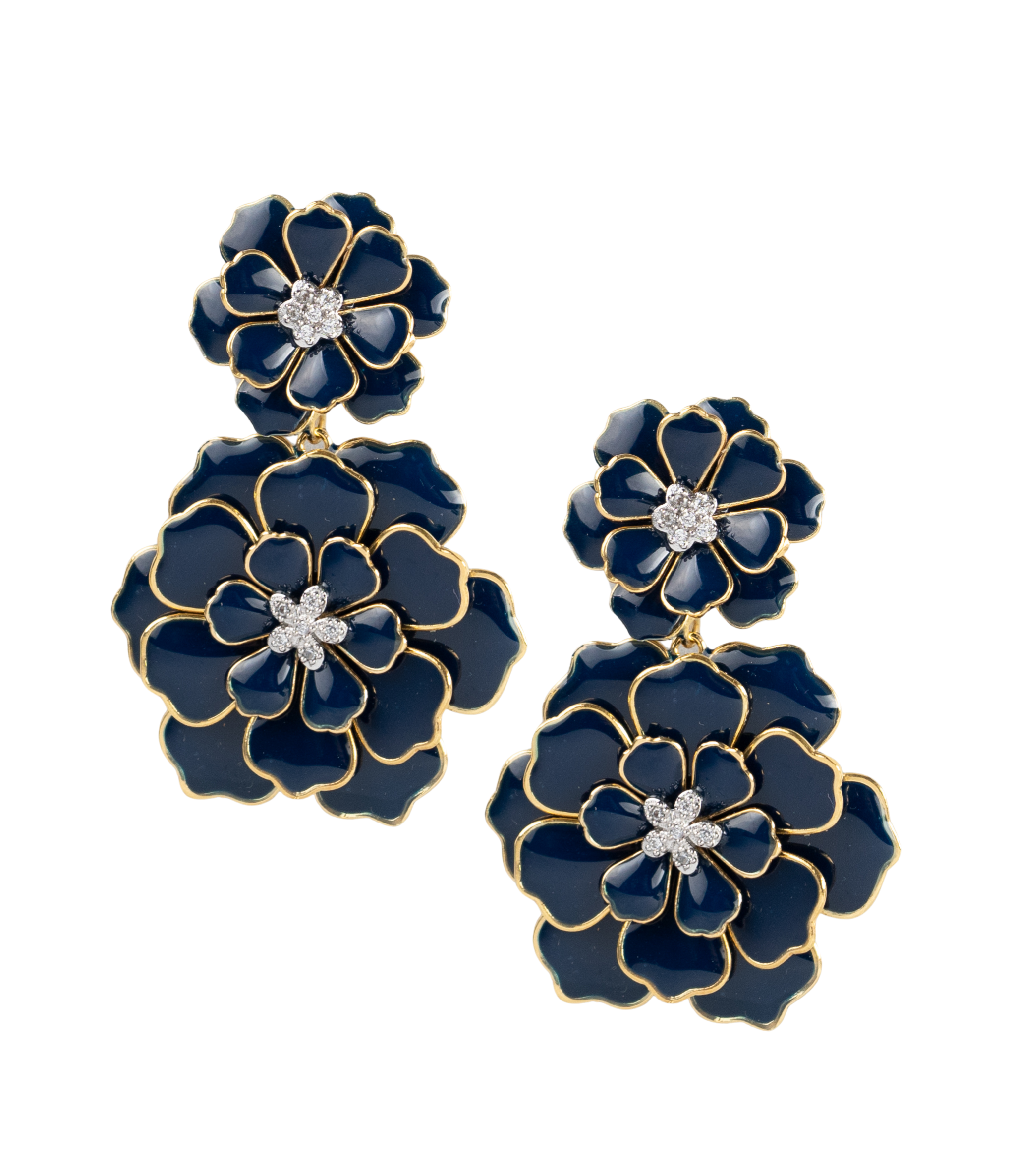 Flower earrings