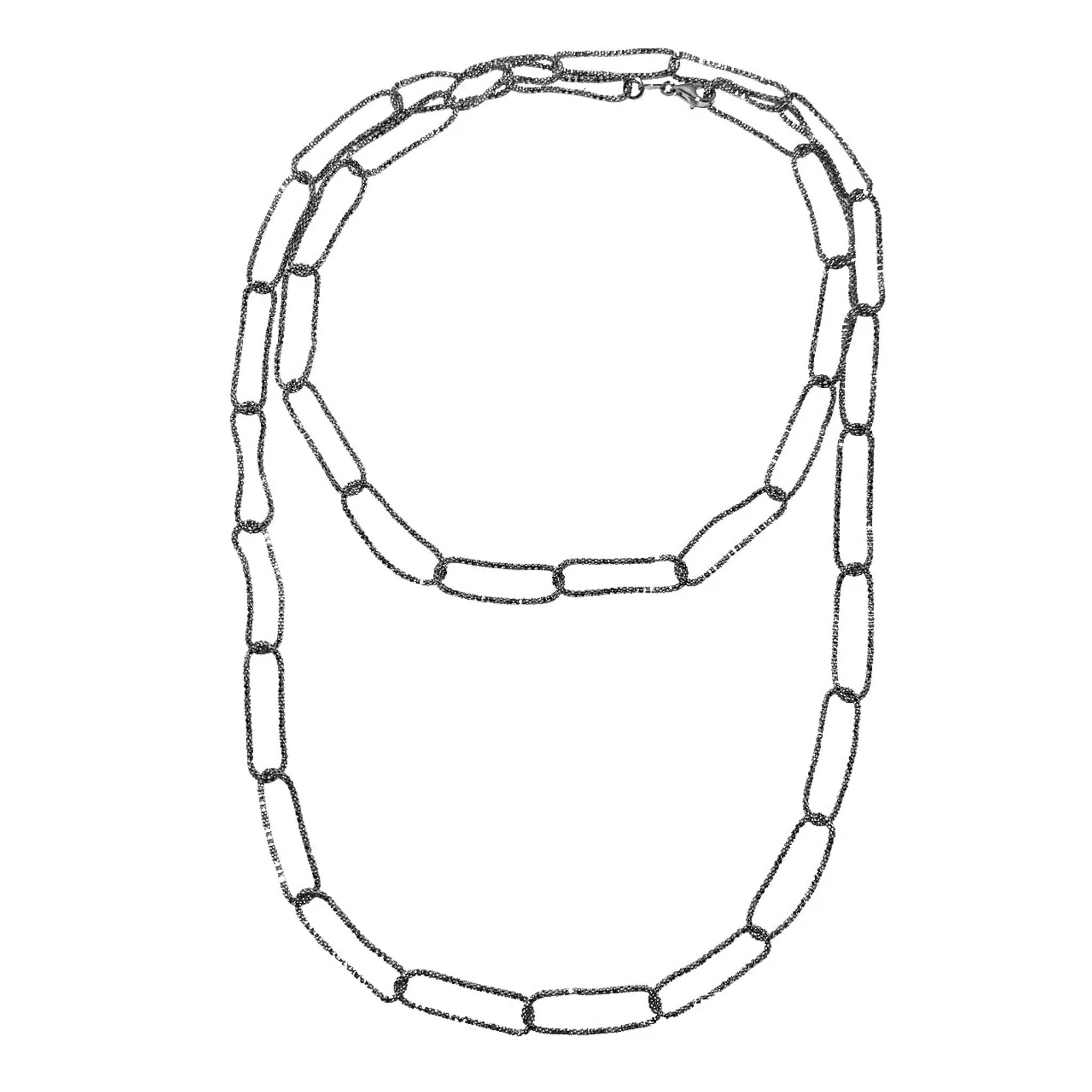 Soft link chain necklace